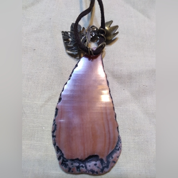 NWT Lovely Necklace & Ring Set, Red Stone, One-Size-Fits-All Ring, Clair… - Picture 3 of 7